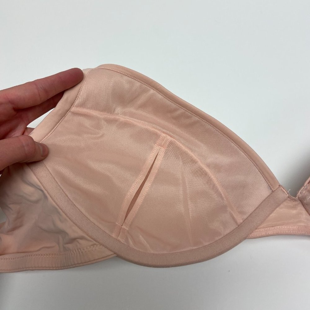 Thirdlove Womens Pink Adjustable Strap 24/7 Classic Contour Plunge Bra Size 40 D - Picture 4 of 6